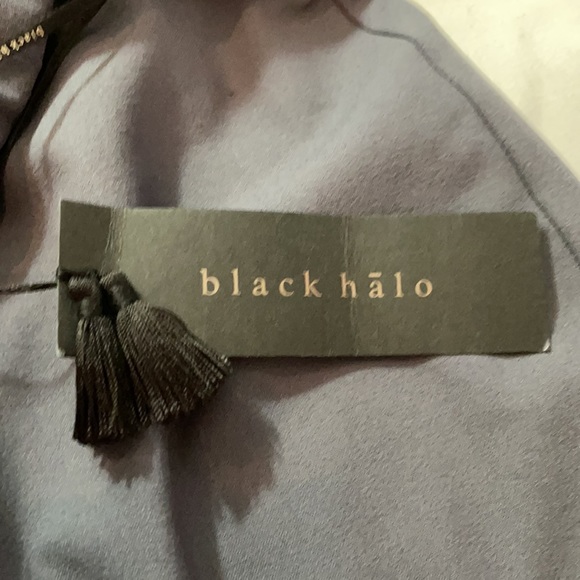 Black Halo one shoulder mini jackie dress - Picture 4 of 5